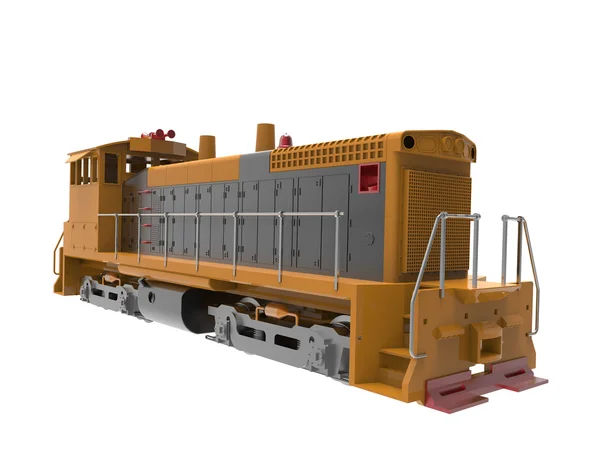 Locomotief trein 3d — Stockfoto