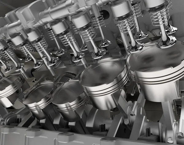 Merkez bilgisayar işlemci Cpu kavramı. teknolojik altyapı. Yüksek çözünürlükte 3d render