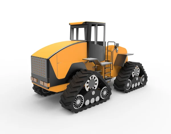 Traktor isolerade 3d — Stockfoto