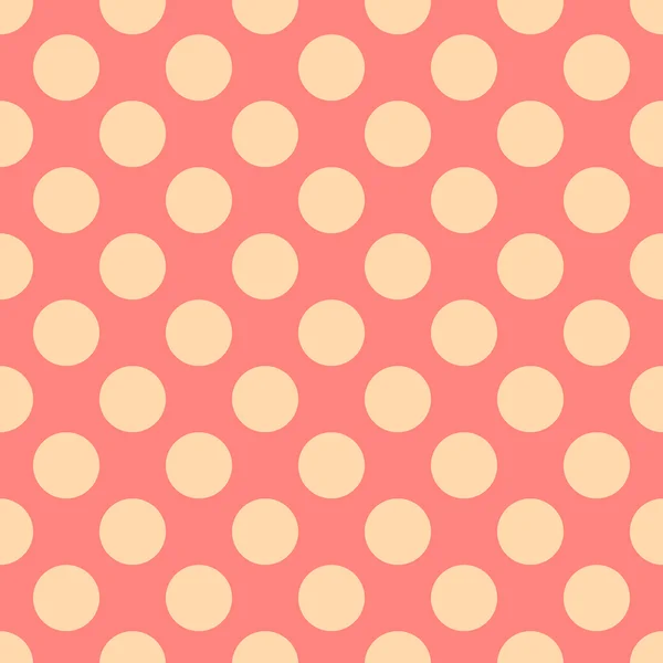 Polka dot pink — Stock Vector