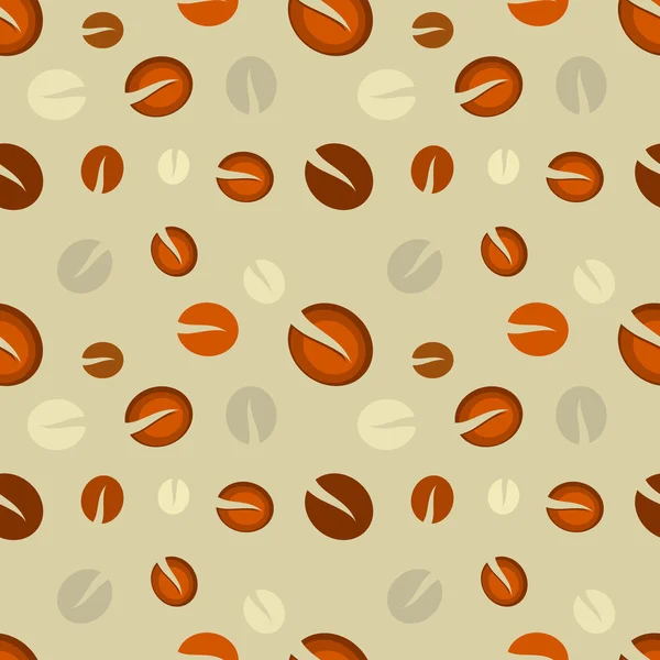 Textura de grãos de café — Vetor de Stock