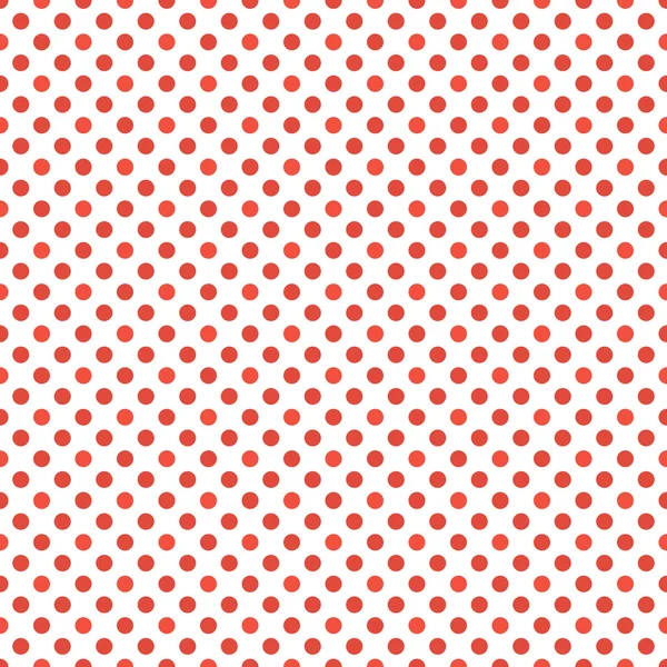 Polka dot padrão vermelho — Vetor de Stock