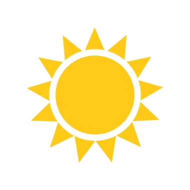 Güneş basit simgesi  
