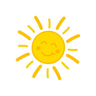 gülümseyen güneş sembolü