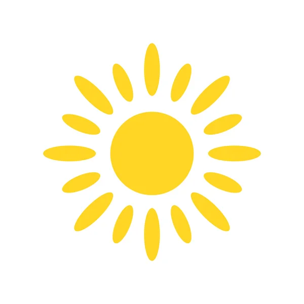 Sun with rays icon. — Stock Vector