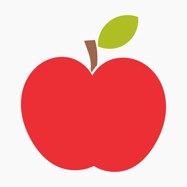 Red Apple icon — Stock Vector