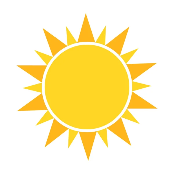 Vektorové ikony slunce — Stockový vektor