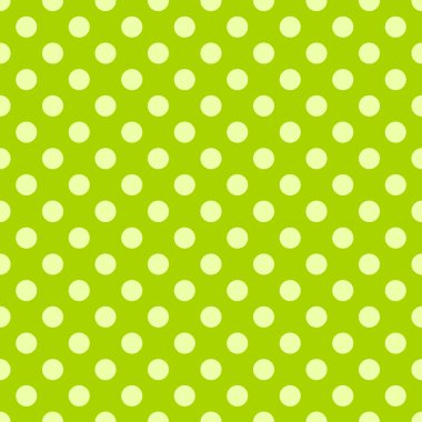 Yeşil polka dot doku