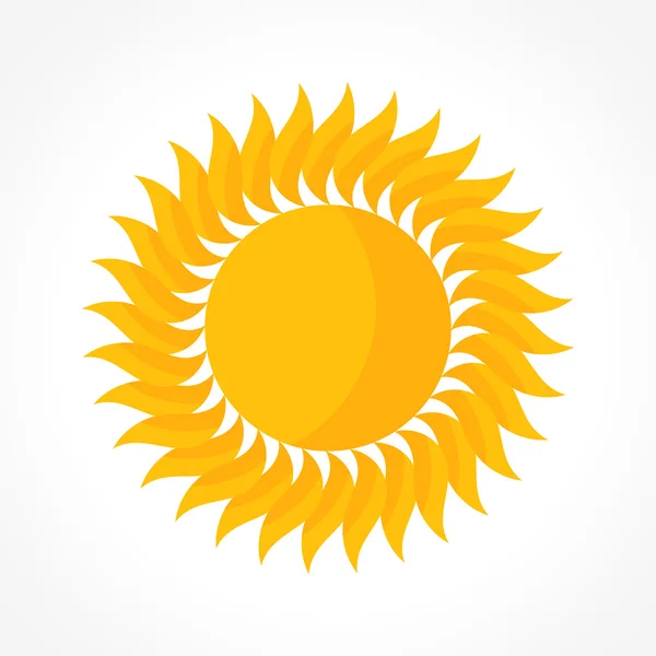 Sun vector illustration — Stock Vector