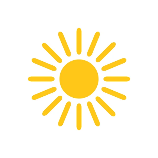 Sun icon. Vector illustration — Stock Vector