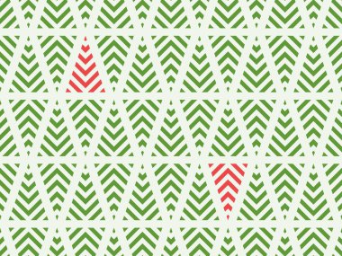 Noel ağaçları kusursuz desenli. Vektör illüstrasyonu.