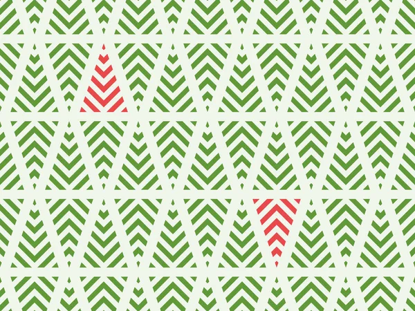 Kerstbomen Naadloos Patroon Vectorillustratie — Stockvector