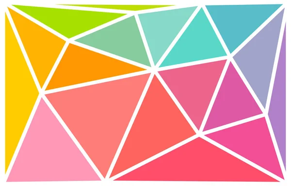 Triangles Colorés Fond Illustration Vectorielle — Image vectorielle