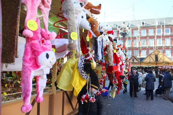 Weihnachtsmarkt in Madrid — Stockfoto