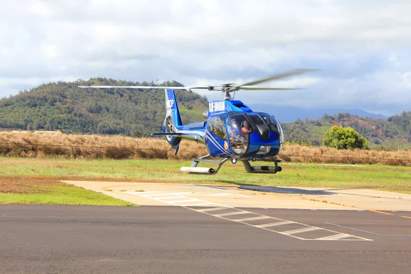 Helicóptero Havaiano Azul — Fotografia de Stock