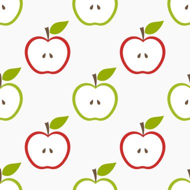 Dikişsiz apple desen
