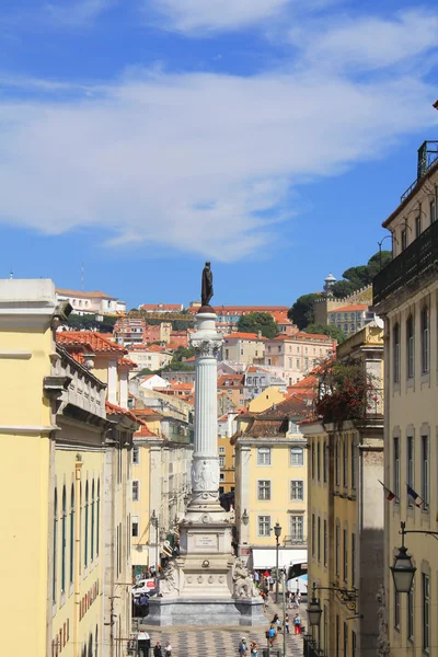 Lizbon 'daki Rossio Meydanı — Stok fotoğraf