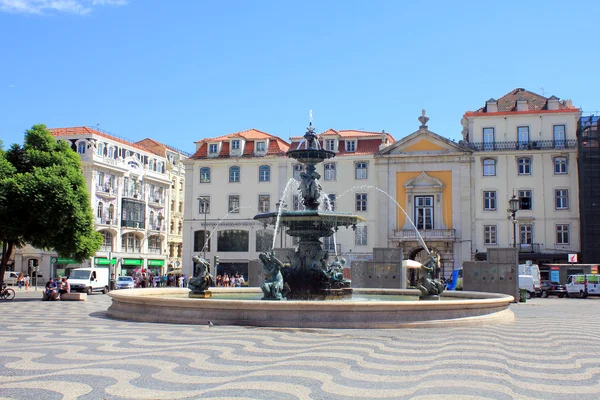 Lizbon Rossio Meydanı — Stok fotoğraf