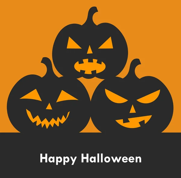Calabazas de Halloween — Archivo Imágenes Vectoriales