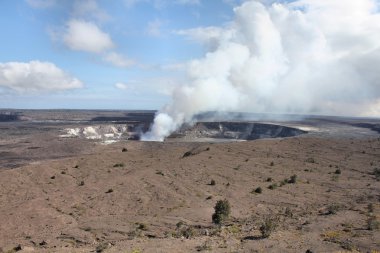 Caldera Halemaumau krater.