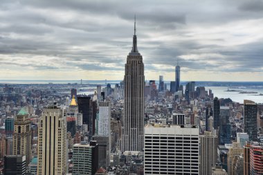 New York şehrinin silüeti