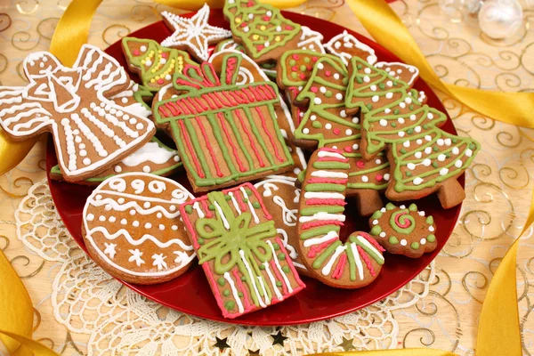 Christmas gingerbread cookies — Stock Photo, Image