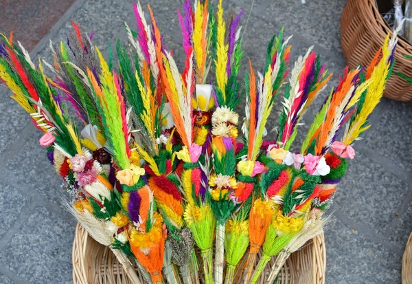 Easter palms for celebration of Palm Sunday — Stock Photo, Image