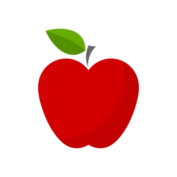 Červené jablko — Stockový vektor