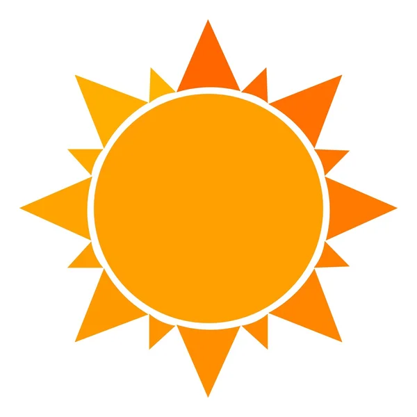 Sun icon — Stock Vector