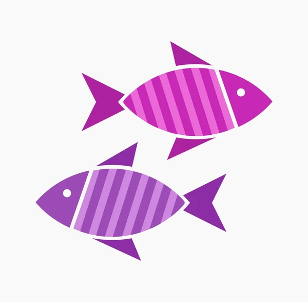 Fish symbol — Stock Vector