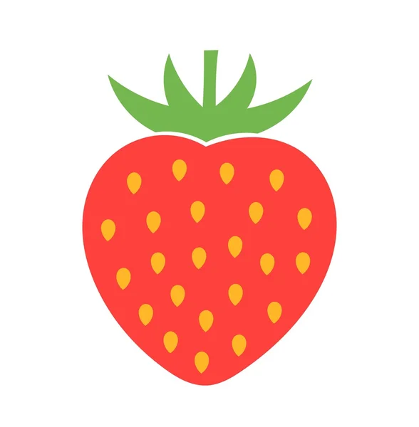 Icono de fresa — Vector de stock