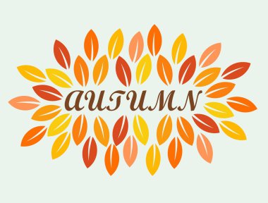 sonbahar. vektör çizim