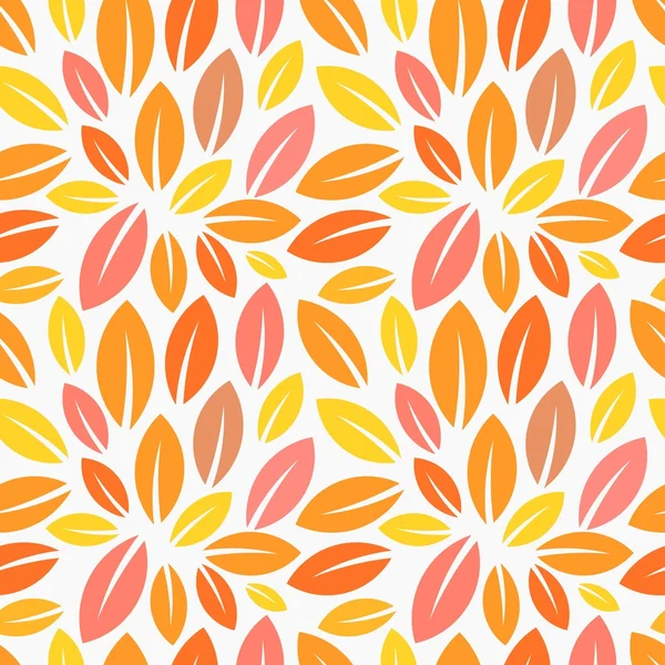 Autumn leaves pattern — Stock Vector