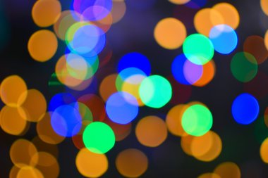 Işık renkleri bokeh
