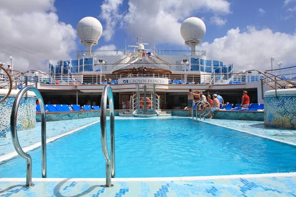 Crown Princess ship deck — Stock Photo, Image