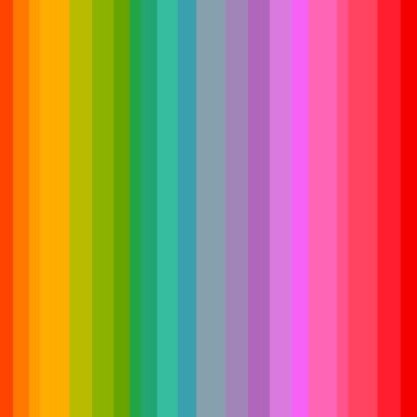 Rainbow çizgili desen