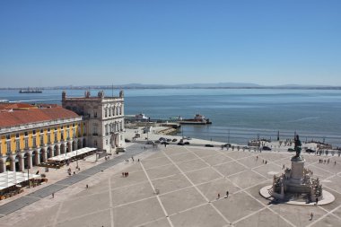 Lisbon'da Praça Comercio