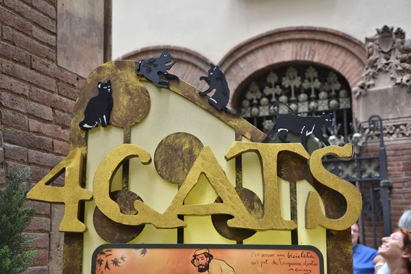 Quatro gats 바르셀로나에서 — 스톡 사진
