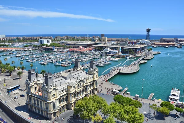 Vista del puerto deportivo de Barcelona — Foto de Stock