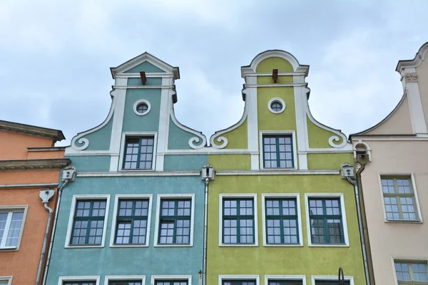 Casas coloridas, Gdansk — Fotografia de Stock