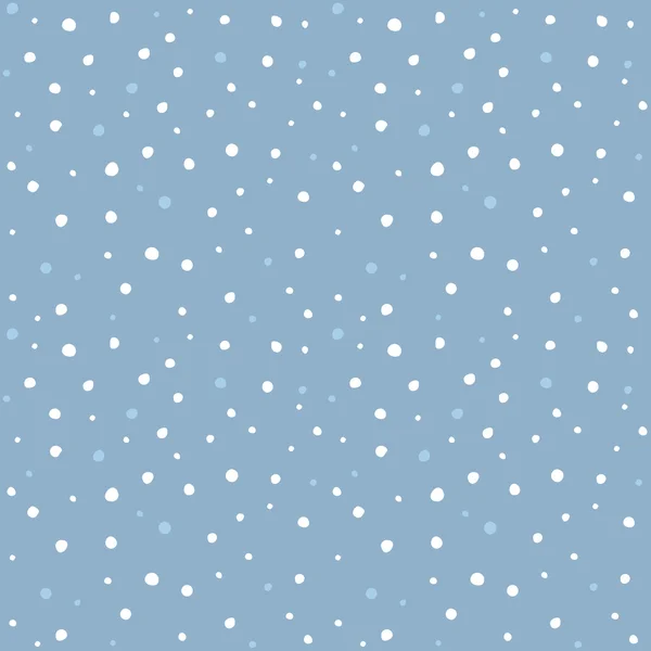 Snow seamless pattern — Stock Vector