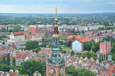 Gdansk city view clipart
