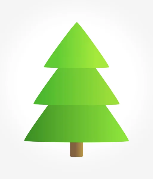 Arbre de Noël simple — Image vectorielle