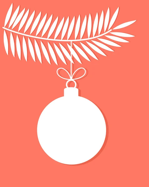 Christmas bauble vector — Stock Vector