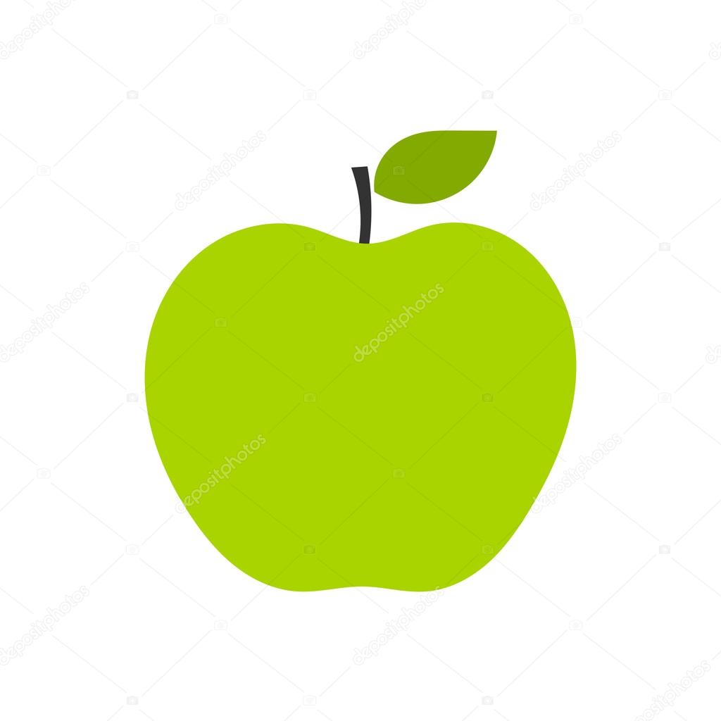 Green apple logo