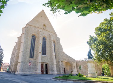 Reformed Church in Cluj Napoca city, Tranylvania region of Romania  clipart