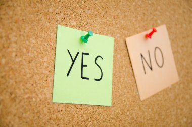 Yes confirmation and approval