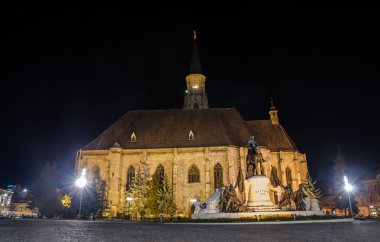 Transilvanya bölgesinde Romanya Cluj Napoca St Michael Cathedral