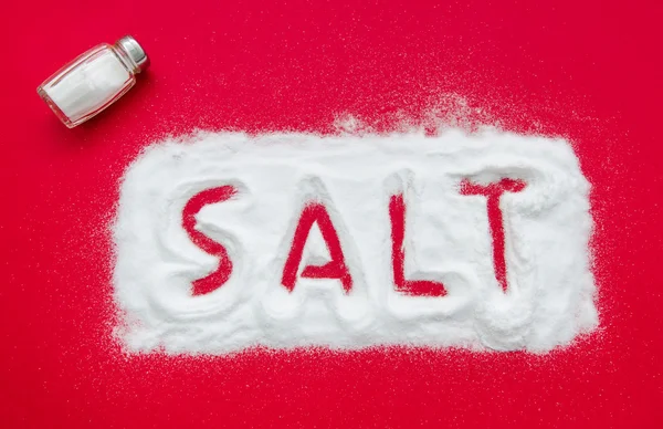 Salt concept text — Stock Photo, Image