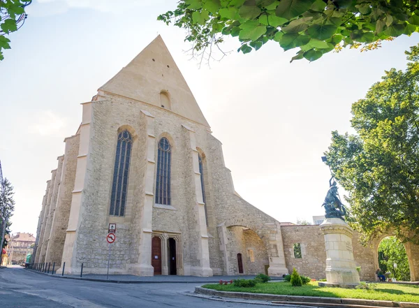 Reformované církve v Cluj Napoca city, Tranylvania oblast Rumunska — Stock fotografie